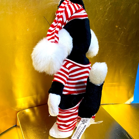WARNER BROS. LOONEY TUNES VTG 1993 SYLVESTER THE CAT PLUSH 24K WEARING PAJAMA’S - Picture 12 of 15